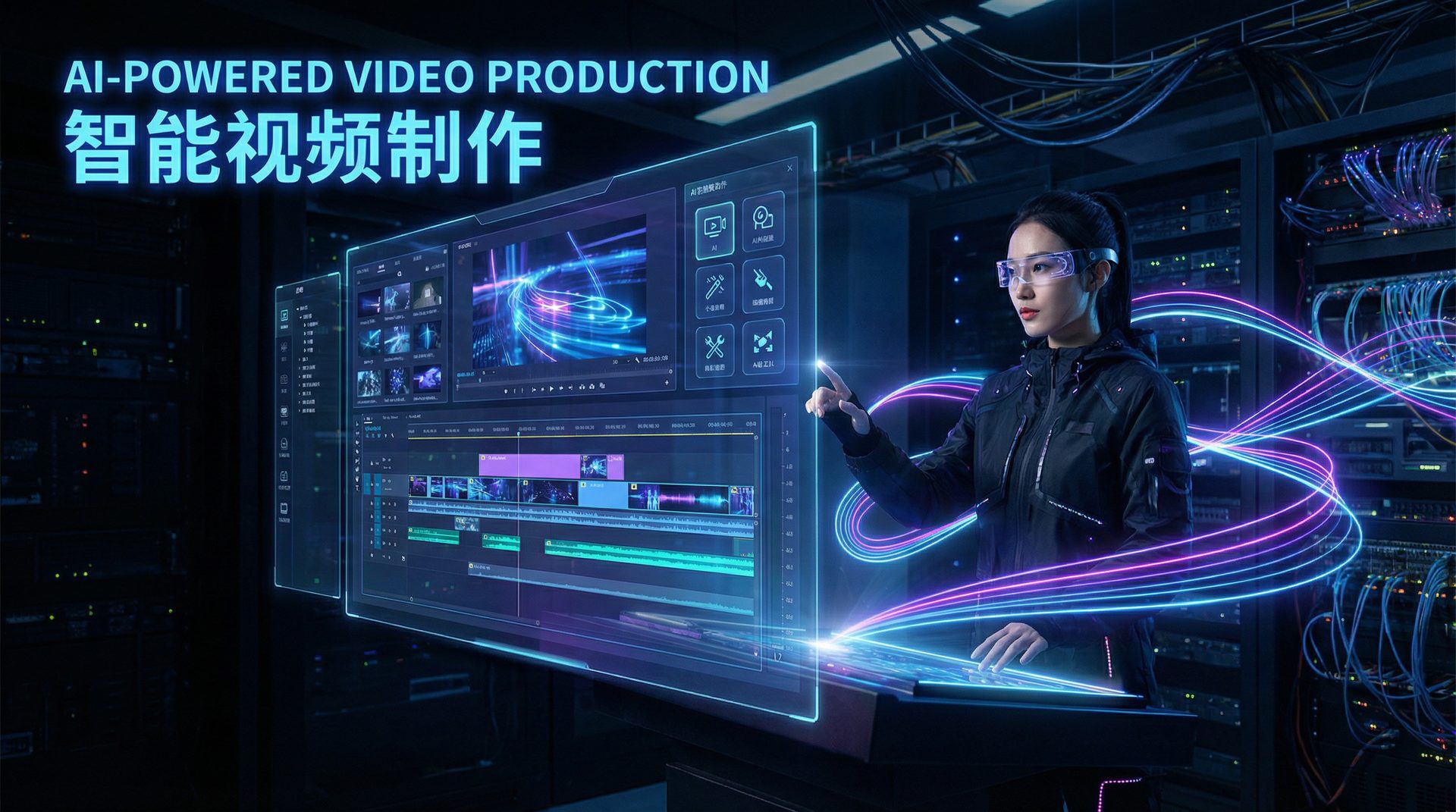 淫荡猫视频教程-淫荡猫视频教程第2课：AI视频剪辑工具使用演示