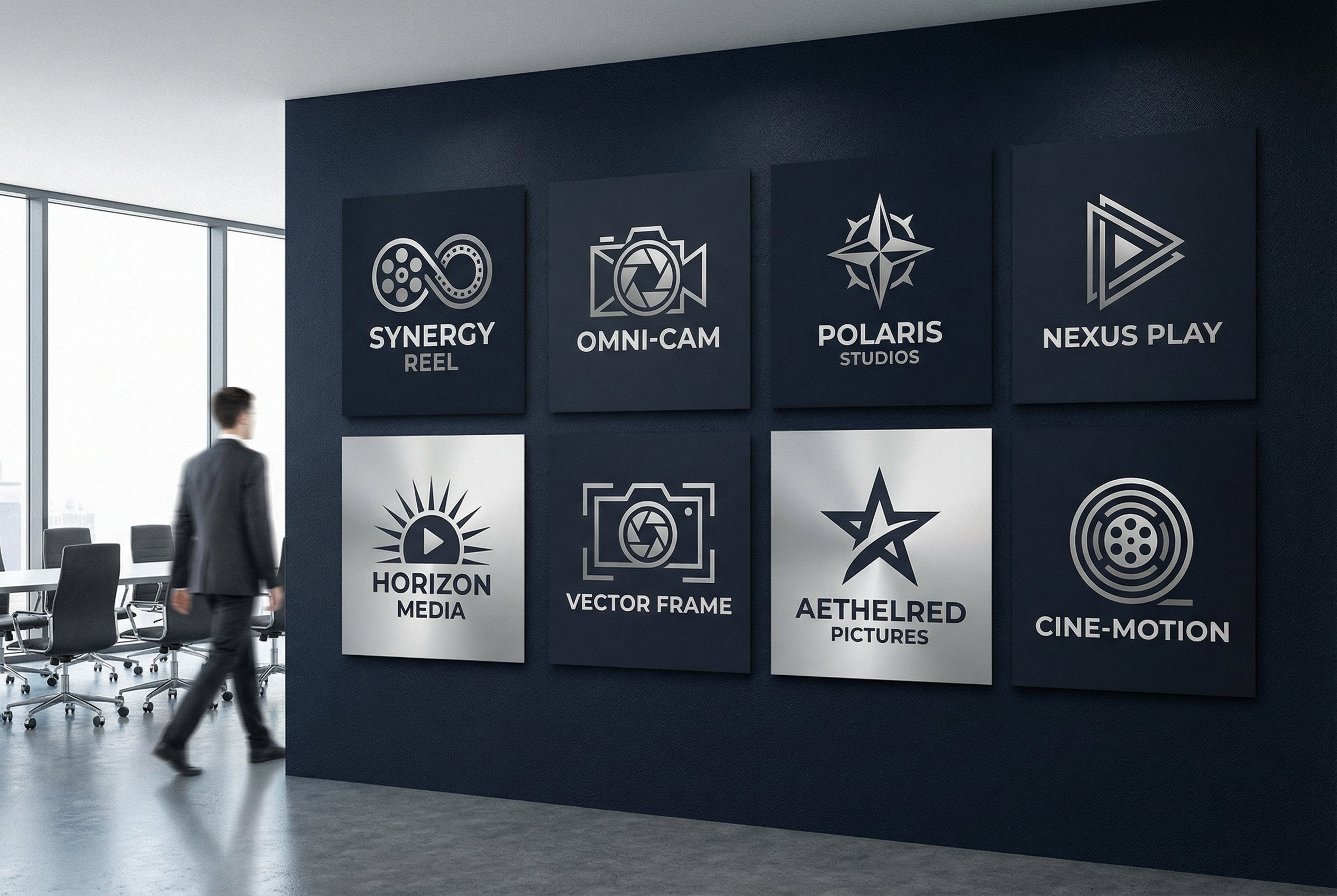 师生专栏合作影视品牌Logo墙